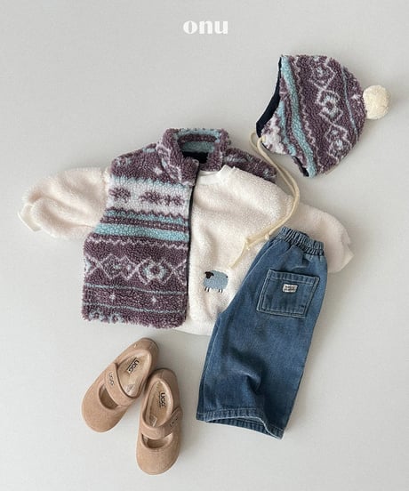 予約 ONU Bell ear flap hat