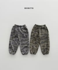 予約 bonito Cloud camo jogger pants