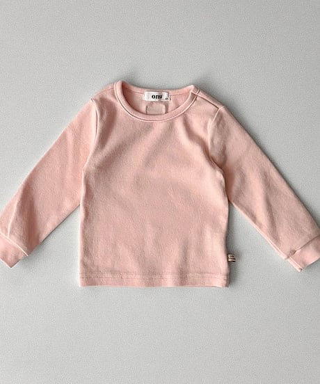 予約 ONU Ribbed Cuff Stretch Tee