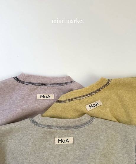 予約 mimi market Minkterry man to man
