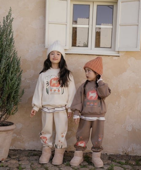 予約 OREN Romy Garden Fleece-Lined Two-Piece Set
