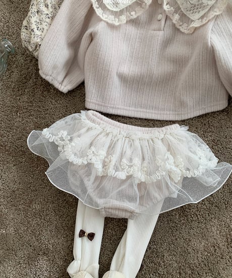 予約 bebeholic Clover skirt bloomer