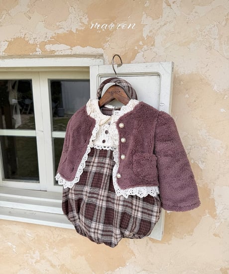 予約 marron Laura fur jacket