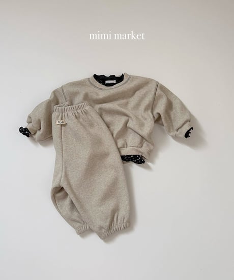 予約 mimi market Minkterry man to man