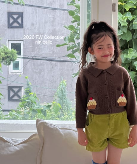 予約 ninibello Cupcake knit cardigan