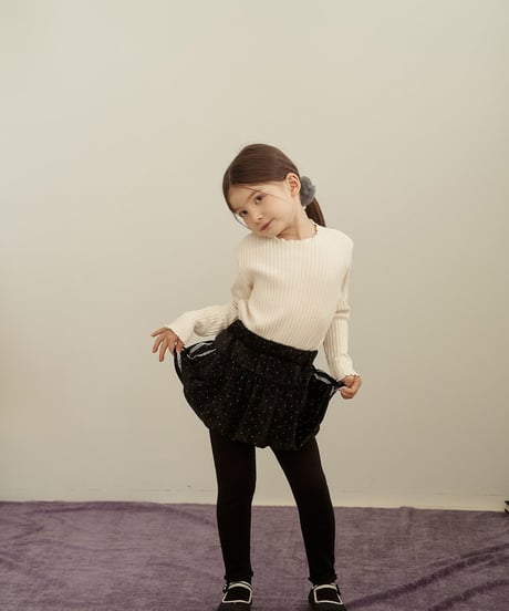 予約 momoann Cozy Ribbed Tee