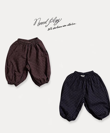 予約 NORMALPLAY Tart jogger pants