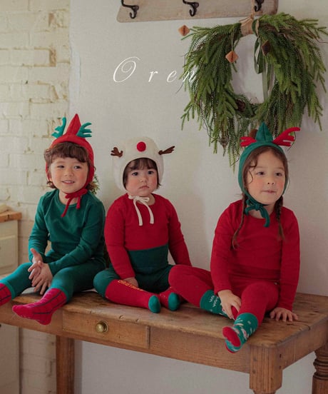 予約 OREN Ho Ho Santa Loungewear Set