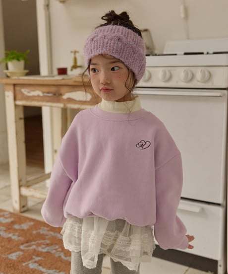予約 melikey Pom Pom Charpril neck tee