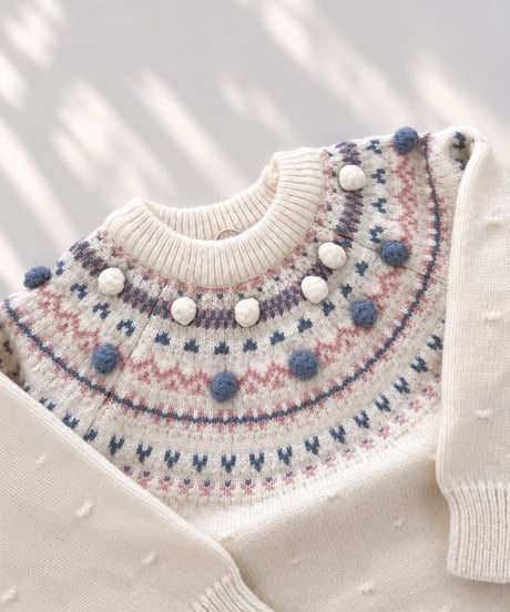 即納Pastel Nordic Knit