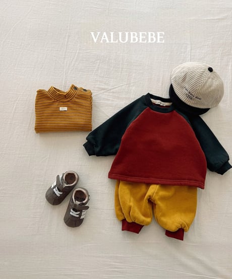 予約 valubebe Palette Raglan Man to Man