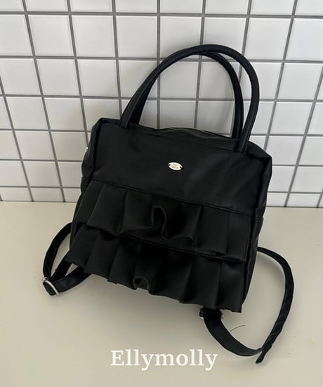 予約Elly Molly Square frill bag