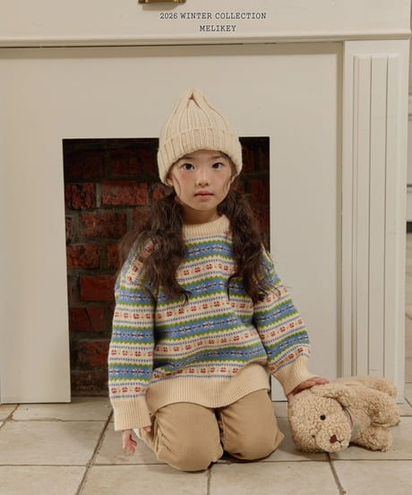 予約 melikey Vintage Indian knit