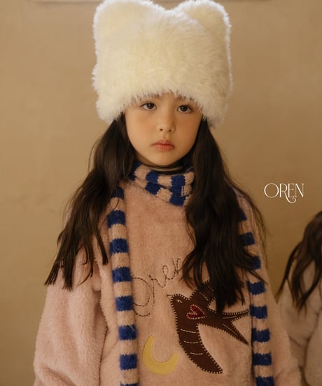 予約 OREN Cat Faux Fur Beanie