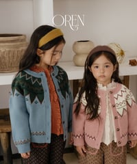 予約 OREN Oslo Reversible Knit Cardigan