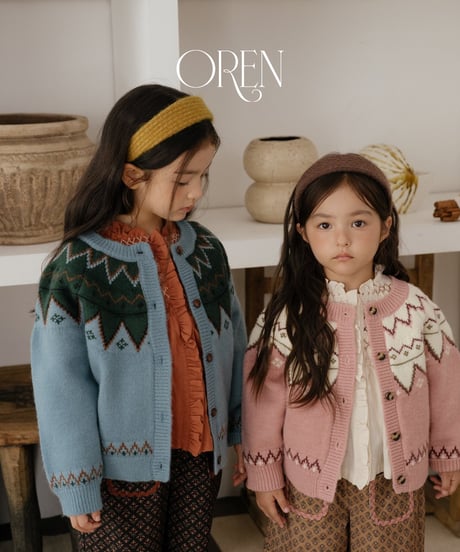 予約 OREN Oslo Reversible Knit Cardigan