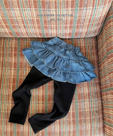 予約 melikey Denim Kang Kang skirt leggings