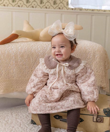 予約 OREN Merry Lulu Padded Dress