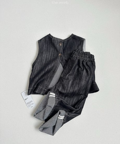 予約minirobe Non-fade denim pants