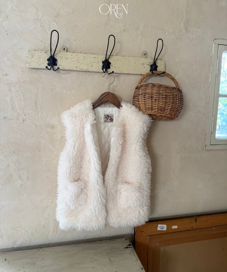 予約 OREN Shirley Fleece Fur Vest