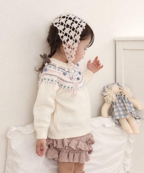 即納Pastel Nordic Knit