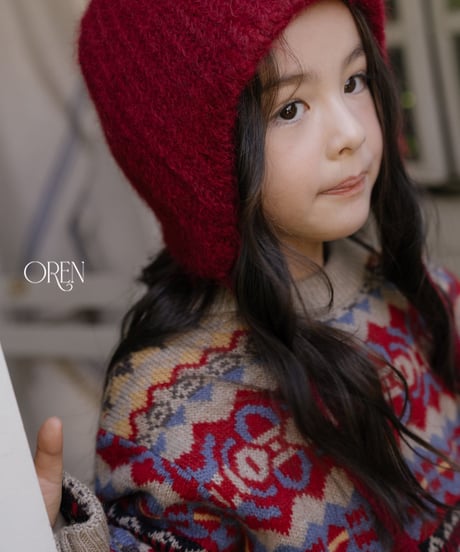 予約 OREN Adeline Multi Wool Knit(ママとお揃い)