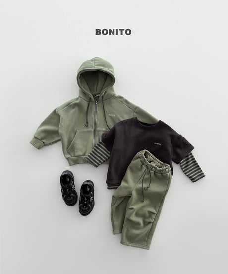 予約 bonito Knee Pintuck Straight-Leg Pants