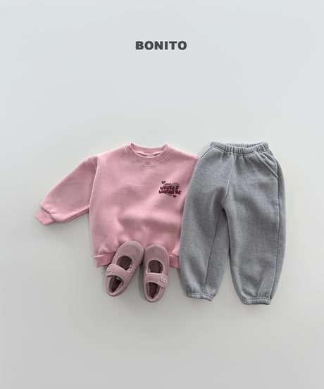 予約 bonito Wannabe Stripe Half-Zip man to man