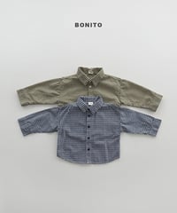 予約 bonito Check shirt