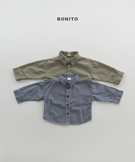 予約 bonito Check shirt