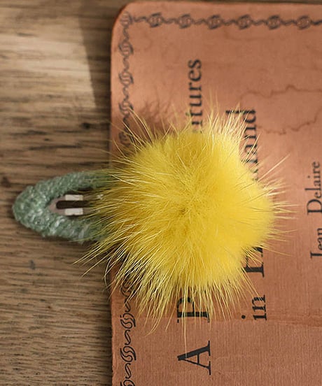 予約 FLO Choux cream hairpin