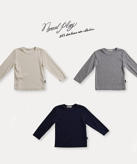 予約 NORMALPLAY Bodeul Autumn Long Sleeve T
