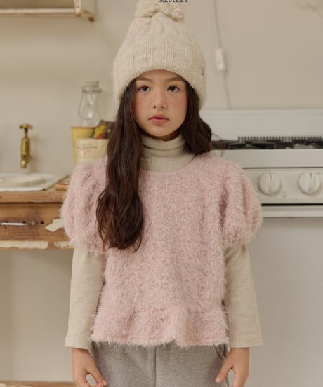 予約 melikey Posong Frill Puff Tee