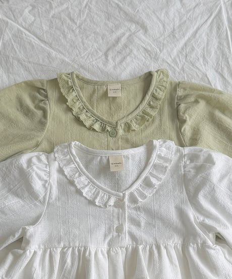予約 ninibello Mone lace blouse