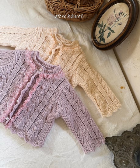 予約 marron Elnit's cardigan