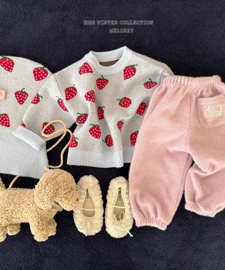 予約 melikey Strawberry knit