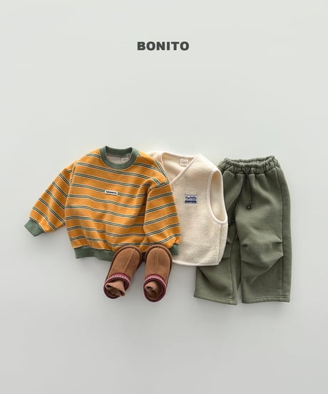 予約 bonito Knee Pintuck Straight-Leg Pants