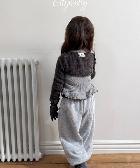 予約Elly Molly Snow flower angol jogger pants