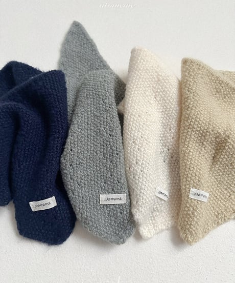 予約 atomeme Mellow knit scarf