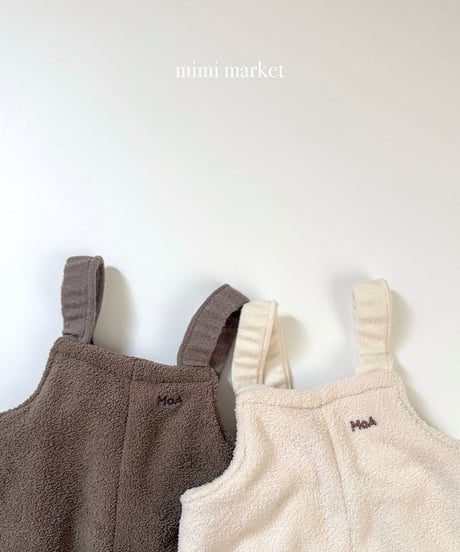 予約 mimi market Egg suspender pants