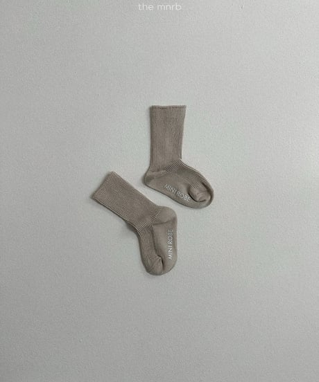 予約minirobe Breeze socks 3-piece set