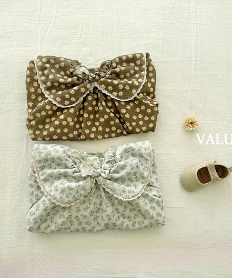 予約 valubebe Color flower golden dress