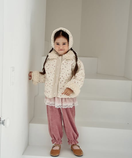 予約 momoann Satin jogger pants (ママとお揃い)