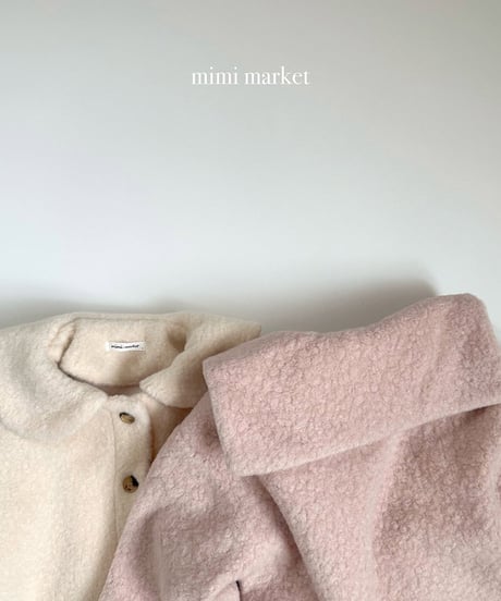 予約 mimi market Wool sailor coat
