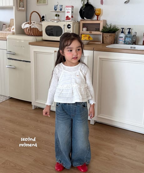 予約 second moment Muse denim pants