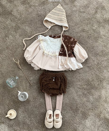 予約 bebeholic French blouse