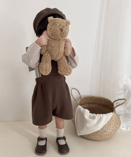 予約 mimi market Seven suspender pants