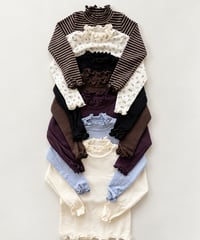 即納  Jelly Half-Neck T-shirt