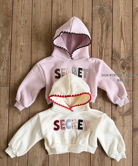 予約 melikey Secret patch hood Tee