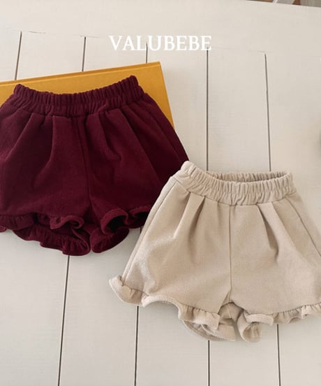 予約 valubebe  Golden frill shorts